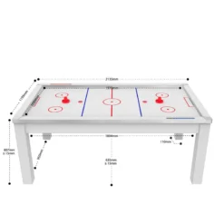 Air Hockey Toronto - Coloris Blanc Laqué / Surface Blanche -Jardisia Soldes Boutique air hockey toronto coloris blanc laque surface blanche 3
