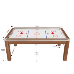 Air Hockey Toronto - Hêtre Boisé / Surface Blanche -Jardisia Soldes Boutique air hockey toronto hetre boise surface blanche 2