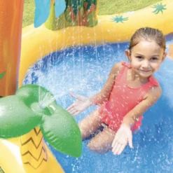 Aire De Jeux Jurassic Gonflable Intex -Jardisia Soldes Boutique aire de jeux dinosaure gonflable intex 2