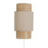 Applique Incurvée Rotin Et Tissu Beige Ostaria -Jardisia Soldes Boutique applique incurvee rotin et tissu beige ostaria