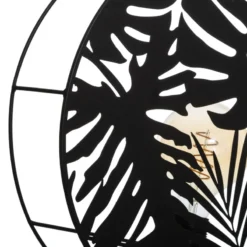 Applique Métal Noir Feuilles Olas Atmosphera -Jardisia Soldes Boutique applique metal noir feuilles olas atmosphera 3