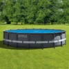 Bâche à Bulles Ronde Pour Piscines D. 5,49 M Intex -Jardisia Soldes Boutique bache a bulles ronde pour piscines d 549 m intex