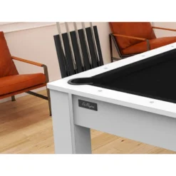 Billard Américain Arizona 7 Pieds Blanc Laqué / Tapis Noir -Jardisia Soldes Boutique billard americain arizona 7 pieds blanc tapis noir 4