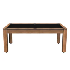 Billard Américain Arizona 7 Pieds Hêtre Boisé / Tapis Noir