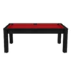 Billard Américain Arizona 7 Pieds Noir Boisé / Tapis Rouge -Jardisia Soldes Boutique billard americain arizona 7 pieds noir boise tapis rouge