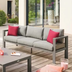 Canapé Extérieur 3 Places Evasion Tonka Hespéride