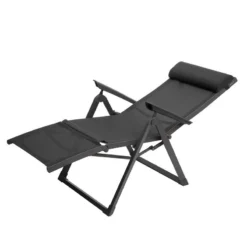 Chaise Longue Decima Hespéride Anthracite/graphite -Jardisia Soldes Boutique chaise longue decima hesperide anthracit 5