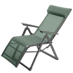 Chaise Longue Decima Hespéride Vert Olive/graphite -Jardisia Soldes Boutique chaise longue decima hesperide vert olivegraphite 1