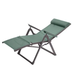 Chaise Longue Decima Hespéride Vert Olive/graphite -Jardisia Soldes Boutique chaise longue decima hesperide vert olivegraphite 4