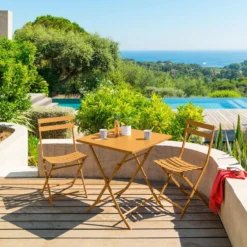 Chaise Métal Pliante Greensboro Ocre Hespéride -Jardisia Soldes Boutique chaise metal pliante greensboro ocre hesperide 3