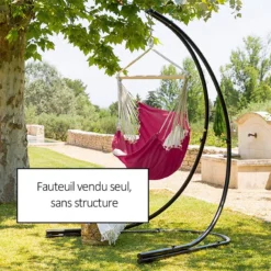 Jardisia Soldes Boutique -Jardisia Soldes Boutique chaise suspendue detente cuenca framboise hesperide 1