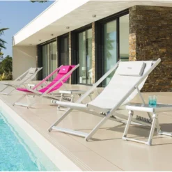 Chilienne Inclinable Honolulu Gris Ardoise Hespéride -Jardisia Soldes Boutique chilienne inclinable honolulu gris ardoise hesperide 4