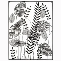 Déco Murale Métal Feuilles Atmosphera