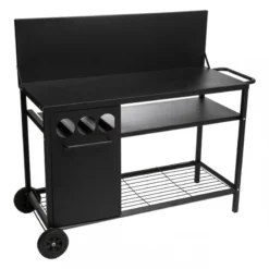 Desserte De Plancha Extérieure Noire Neka