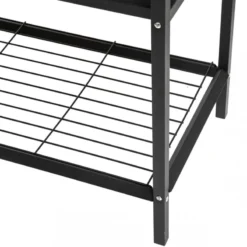 Desserte De Plancha Extérieure Noire Neka -Jardisia Soldes Boutique desserte de plancha exterieure noire neka 4