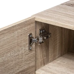 Etagère Murale 2 Niveaux + Porte 57x30 Naturel Fixup 5Five -Jardisia Soldes Boutique etagere murale 2 niveaux porte 57x30 naturel fixup 5five 1 3