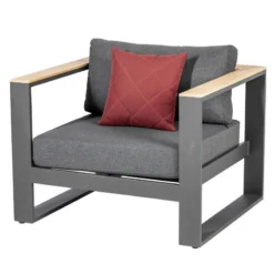 Fauteuil De Salon Emperia Graphite Hespéride