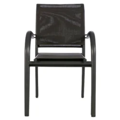Fauteuil Empilable Piazza Hespéride Anthracite/graphite -Jardisia Soldes Boutique fauteuil empilable piazza hesperide anthracite graphite 1 4