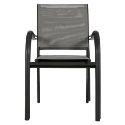 Fauteuil Empilable Piazza Hespéride Galet/graphite -Jardisia Soldes Boutique fauteuil empilable piazza hesperide galet graphite 2