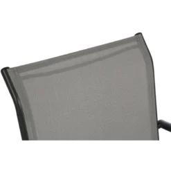 Fauteuil Empilable Piazza Hespéride Galet/graphite -Jardisia Soldes Boutique fauteuil empilable piazza hesperide galet graphite 3