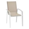 Fauteuil Extérieur Axant Lin/blanc Hespéride -Jardisia Soldes Boutique fauteuil exterieur axant linblanc hesperide