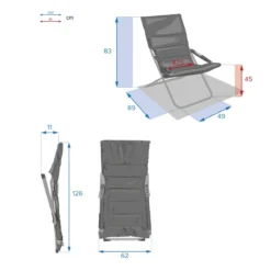 Fauteuil Relax Milos Taupe Hespéride -Jardisia Soldes Boutique fauteuil relax milos taupe hesperide 3