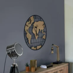 Horloge 90cm Monde Jay Atmosphera -Jardisia Soldes Boutique horloge 90cm monde jay atmosphera 3