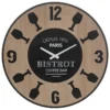 Horloge D57 Bistrot En Bois Lais Atmosphera -Jardisia Soldes Boutique horloge d57 bistrot en bois lais atmosphera
