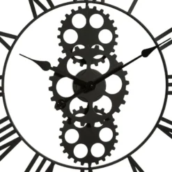 Horloge Mécanisme Chiffres Romains Atmosphera -Jardisia Soldes Boutique horloge mecanisme chiffres romains atmosphera 2