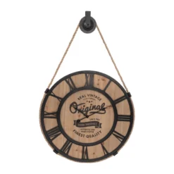 Horloge Métal Et Bois Pouli D58 Atmosphera