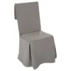 Housse De Chaise Coton Gris Atmosphera -Jardisia Soldes Boutique housse de chaise coton gris atmosphera