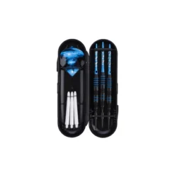 Jeu De 3 Fléchettes Pro Pointe Acier 22g Typhoon Bleu -Jardisia Soldes Boutique jeu de 3 flechettes pro pointe acier 22g typhoon bleu 1 4