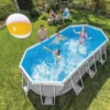 Kit Piscine Prism Ovale 5,03 X 2,74 M Intex -Jardisia Soldes Boutique kit piscine prism ovale 503 m intex