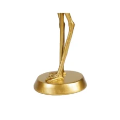 Lampe En Résine Dorée Domingo Flamant Rose Ostaria -Jardisia Soldes Boutique lampe en resine doree domingo flamant rose ostaria 1