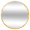 Miroir Rond D57 Bambou LED 5Five -Jardisia Soldes Boutique miroir rond d57 bambou led 5five