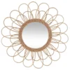 Miroir Rotin Fleur D56 Atmosphera -Jardisia Soldes Boutique miroir rotin fleur d56 atmosphera
