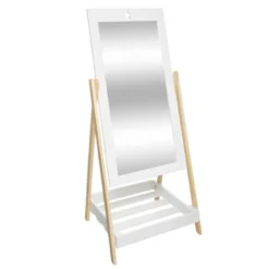 Jardisia Soldes Boutique 23 Miroir Sur Pied Enfant H102 Cm Blanc Atmosphera