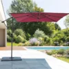Parasol Décentré Carré Manoa Bordeaux Hespéride -Jardisia Soldes Boutique parasol decentre carre manoa bordeaux hesperide