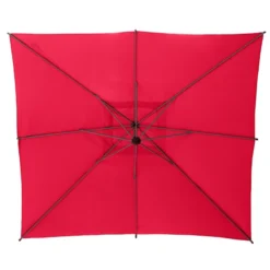 Parasol Décentré Carré Manoa Grenade Hespéride -Jardisia Soldes Boutique parasol decentre carre manoa grenade hesperide 2