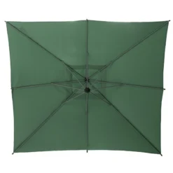 Parasol Décentré Carré Manoa Vert Olive Hespéride -Jardisia Soldes Boutique parasol decentre carre manoa vert olive hesperide 2