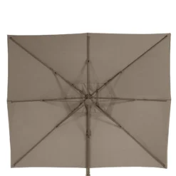 Parasol Décentré Eléa Inclinable Rectangulaire Noisette Hespéride -Jardisia Soldes Boutique parasol decentre elea inclinable 3x4 noisette hesperide 3