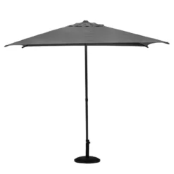 Parasol Droit Carré 2,5x2,5m Soya Ardoise Hespéride -Jardisia Soldes Boutique parasol droit carre 25x25m soya ardoise hesperide 1 1