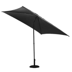 Parasol Droit Carré 2,5x2,5m Soya Ardoise Hespéride -Jardisia Soldes Boutique parasol droit carre 25x25m soya ardoise hesperide 1 2