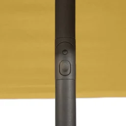 Parasol Droit Carré 2,5x2,5m Soya Jaune Moutarde Hespéride -Jardisia Soldes Boutique parasol droit carre 25x25m soya jaune moutarde hesperide 4