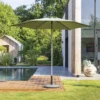 Parasol Droit Rond 2,7m Soya Vert Olive Hespéride -Jardisia Soldes Boutique parasol droit rond 27m soya vert olive hesperide
