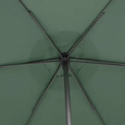 Parasol Droit Rond 2,7m Soya Vert Olive Hespéride -Jardisia Soldes Boutique parasol droit rond 27m soya vert olive hesperide 3