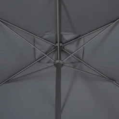 Parasol Mat Central 2x3 M Loompa Ardoise Hespéride -Jardisia Soldes Boutique parasol mat central 3 m loompa ardoise hesperide 5