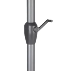 Parasol Mat Central Rond 3m Loompa Ardoise Hespéride -Jardisia Soldes Boutique parasol mat central rond 3 loompa ardoise hesperide 5