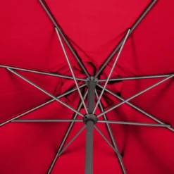 Parasol Mat Central Rond 3m Loompa Grenade Hespéride -Jardisia Soldes Boutique parasol mat central rond 3m loompa grenade hesperide 6