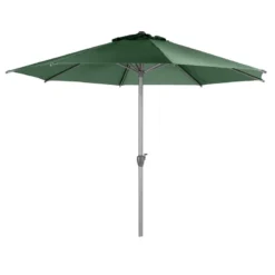 Parasol Mat Central Rond 3m Loompa Olive Hespéride -Jardisia Soldes Boutique parasol mat central rond 3m loompa olive hesperide 1 1